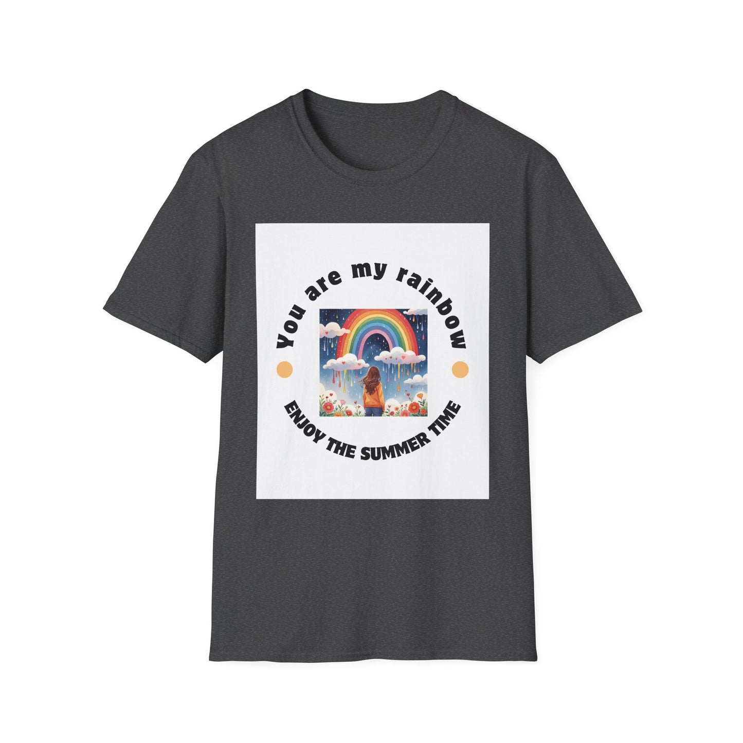 Rainbow Summer Vibes T-Shirt Rainbow Lover Apparel
