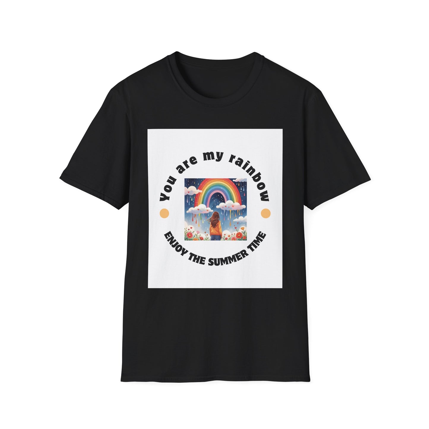 Rainbow Summer Vibes T-Shirt Rainbow Lover Apparel