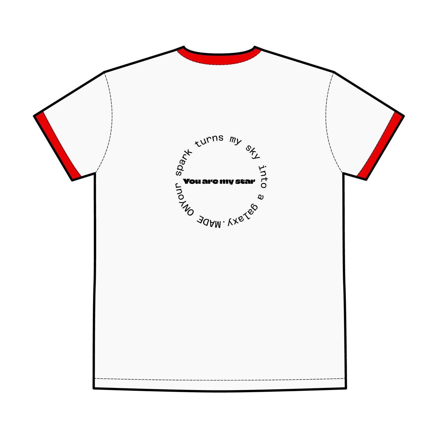 Men's Graphic Ringer Tee, Everyday Wear T-Shirt