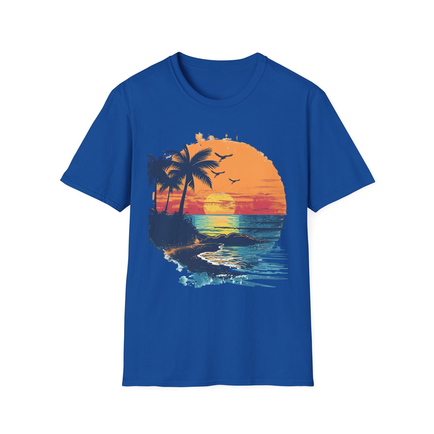 Sunset Beach Vibes T-Shirt - Beachwear, Gift for Dreamers