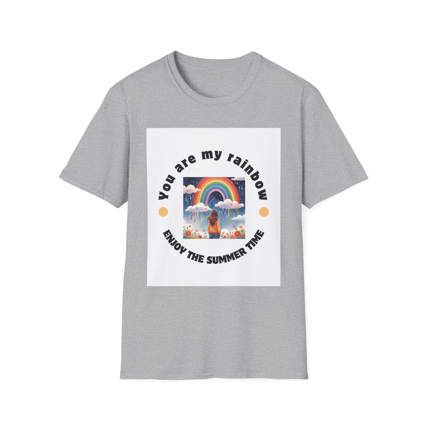 Rainbow Summer Vibes T-Shirt Rainbow Lover Apparel