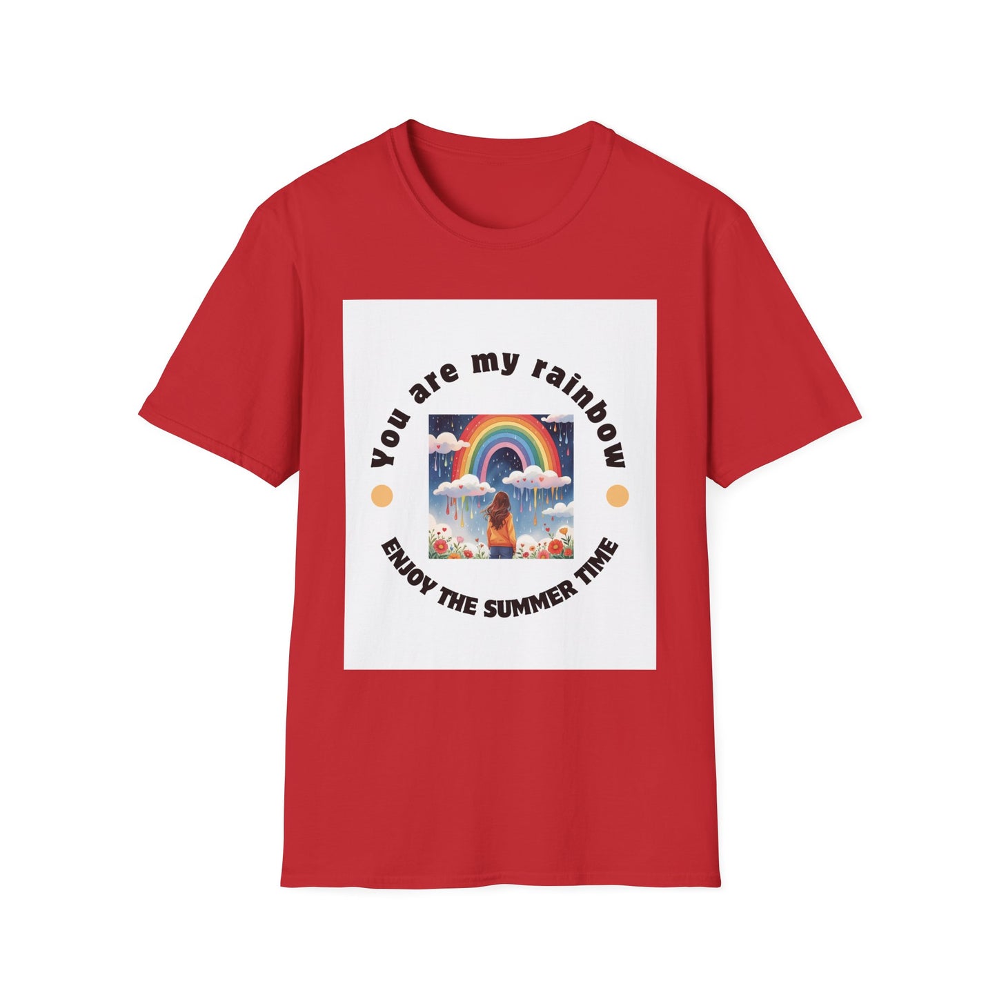 Rainbow Summer Vibes T-Shirt Rainbow Lover Apparel