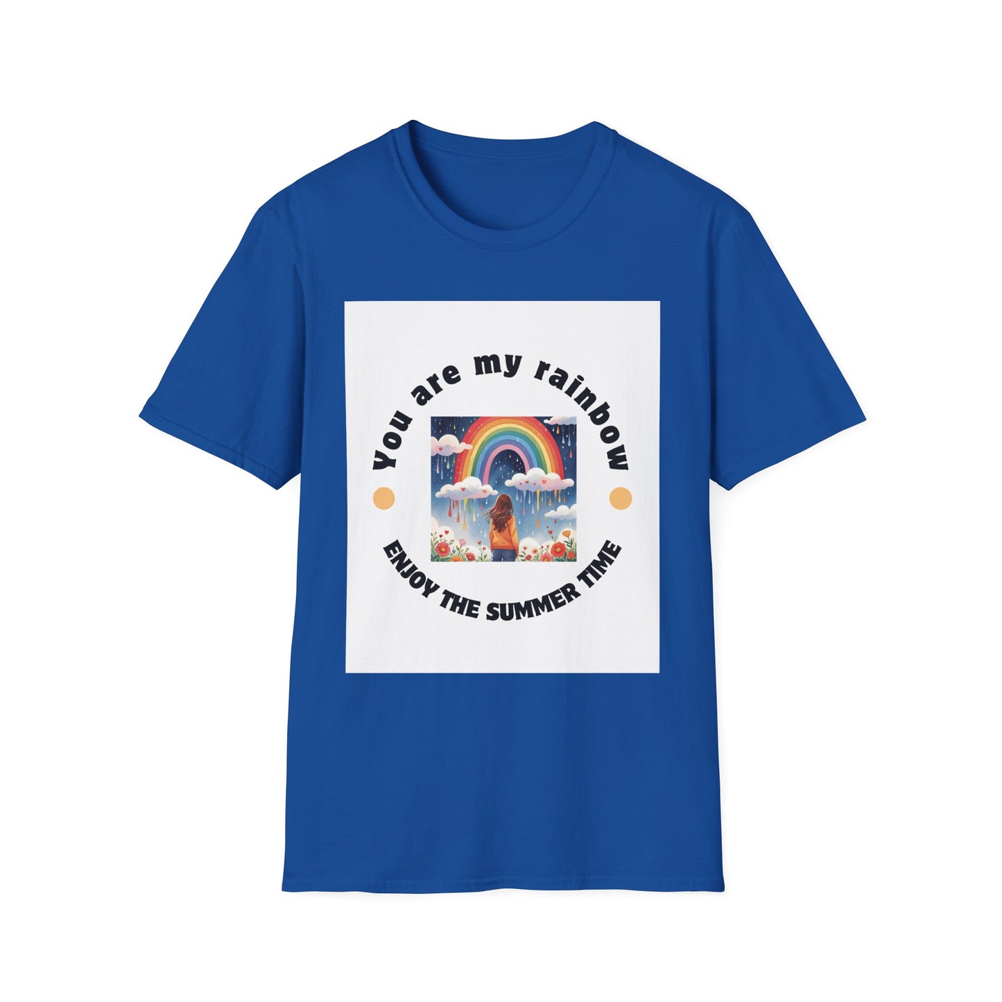 Rainbow Summer Vibes T-Shirt Rainbow Lover Apparel