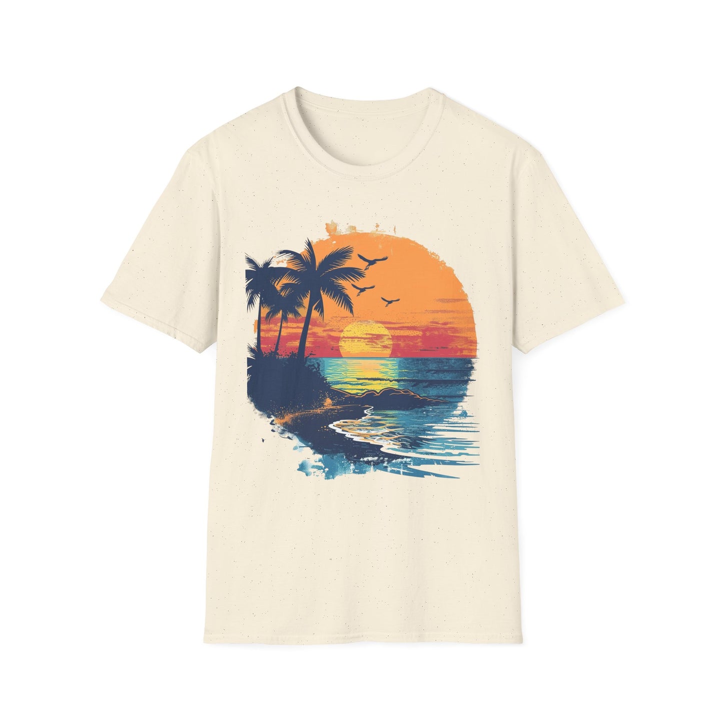 Sunset Beach Vibes T-Shirt - Beachwear, Gift for Dreamers