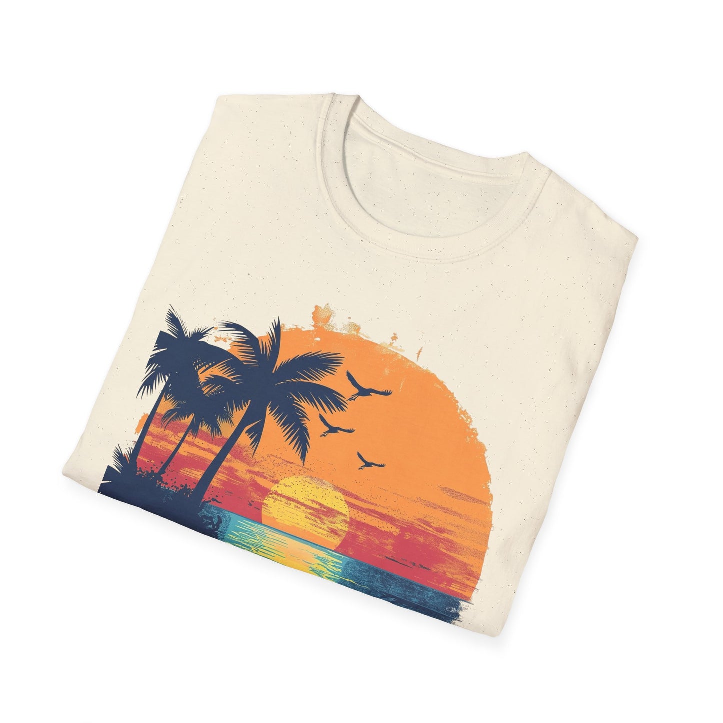 Sunset Beach Vibes T-Shirt - Beachwear, Gift for Dreamers