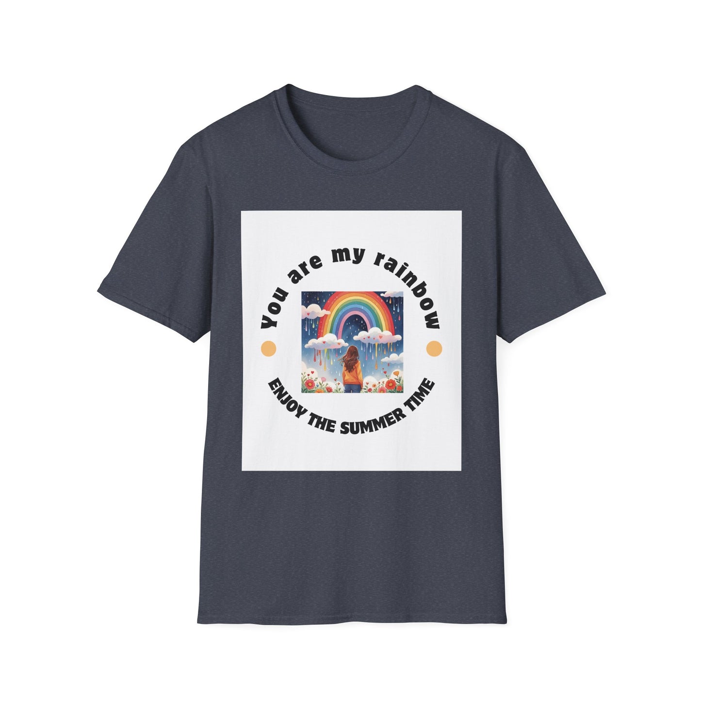 Rainbow Summer Vibes T-Shirt Rainbow Lover Apparel