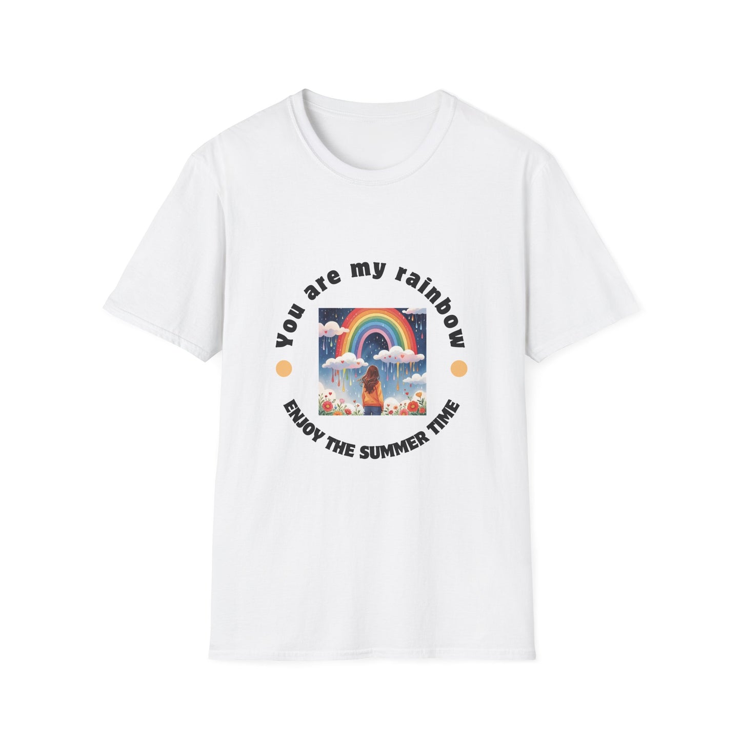 Rainbow Summer Vibes T-Shirt Rainbow Lover Apparel