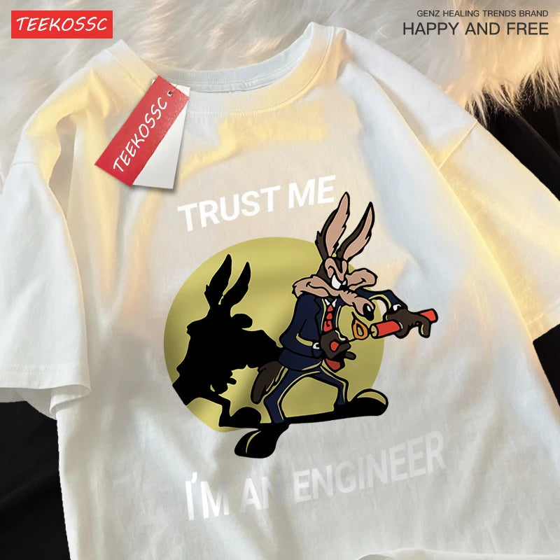 Funny Oversized T-Shirt – Engineer Quote Streetwear