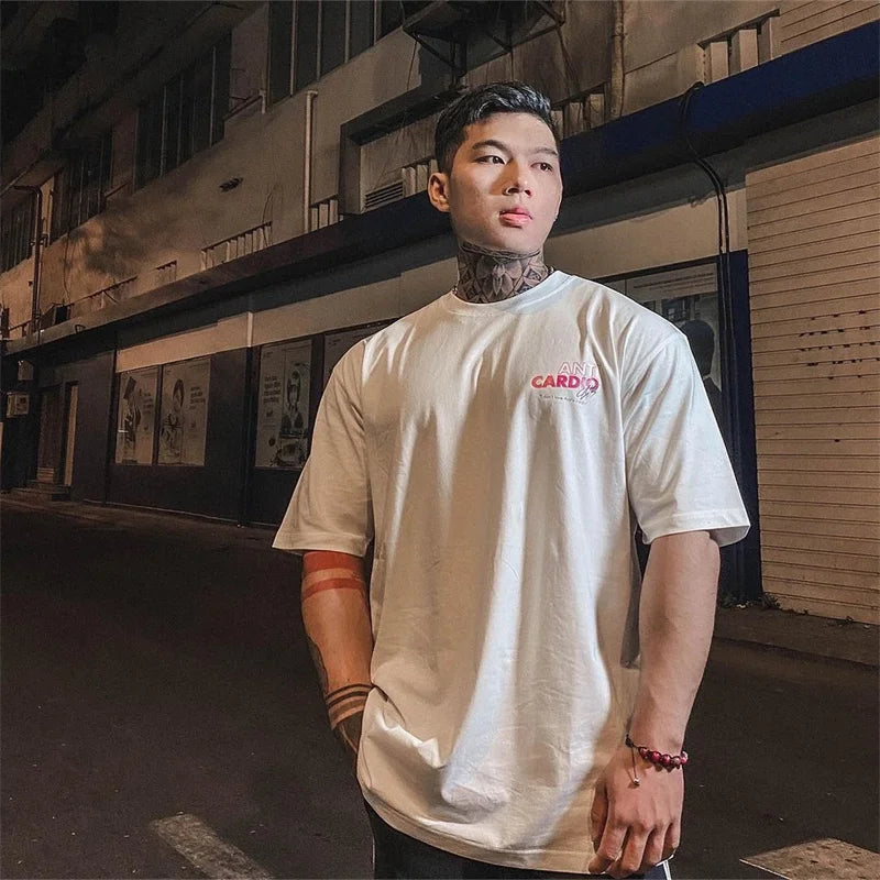 Summer Workout T-Shirt – Oversized Fitness Style