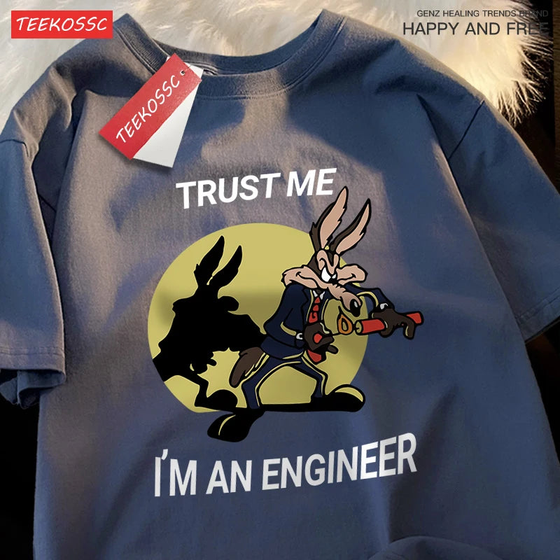 Funny Oversized T-Shirt – Engineer Quote Streetwear