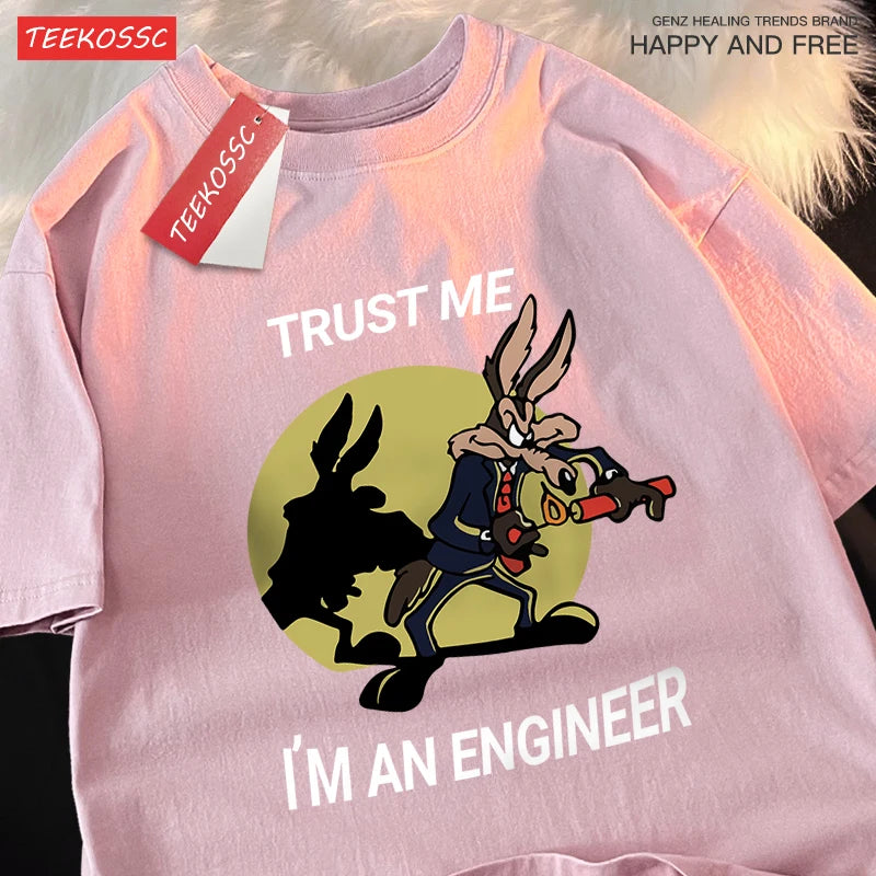 Funny Oversized T-Shirt – Engineer Quote Streetwear
