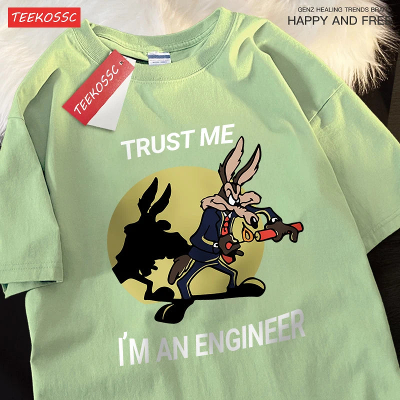 Funny Oversized T-Shirt – Engineer Quote Streetwear
