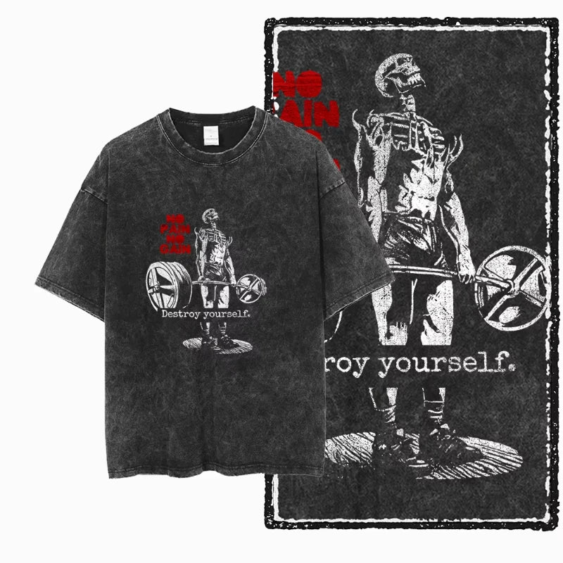Unisex Fitness Graphic Tee – YG Bodybuilding Print