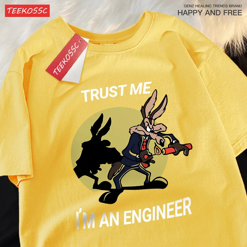 Funny Oversized T-Shirt – Engineer Quote Streetwear