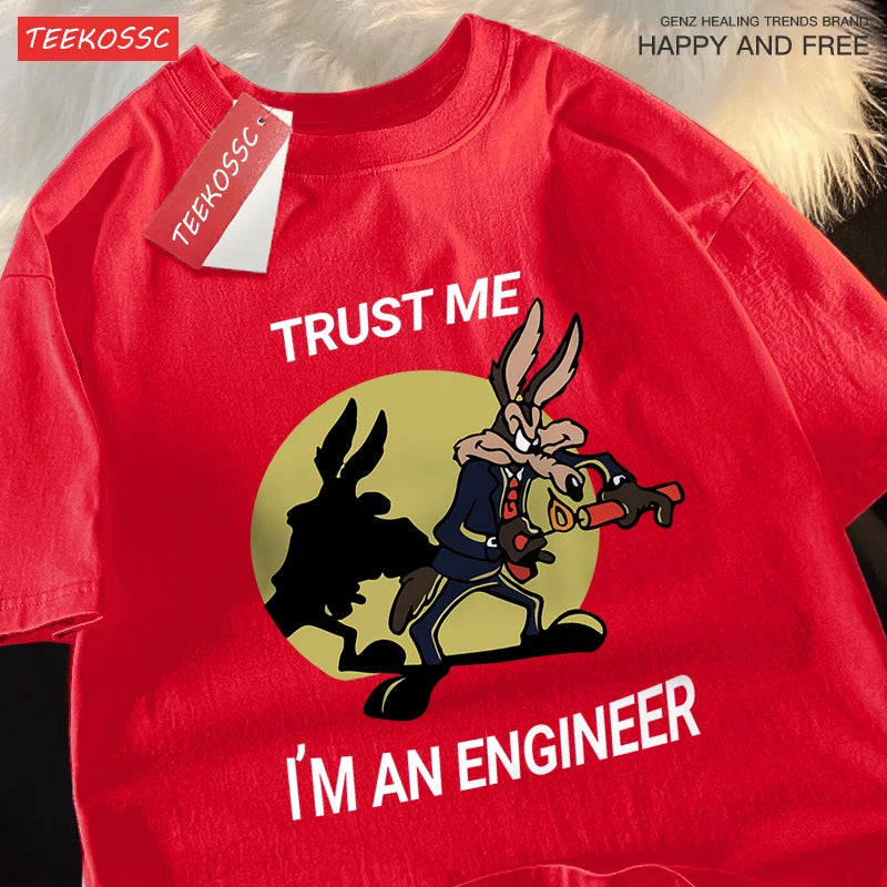 Funny Oversized T-Shirt – Engineer Quote Streetwear