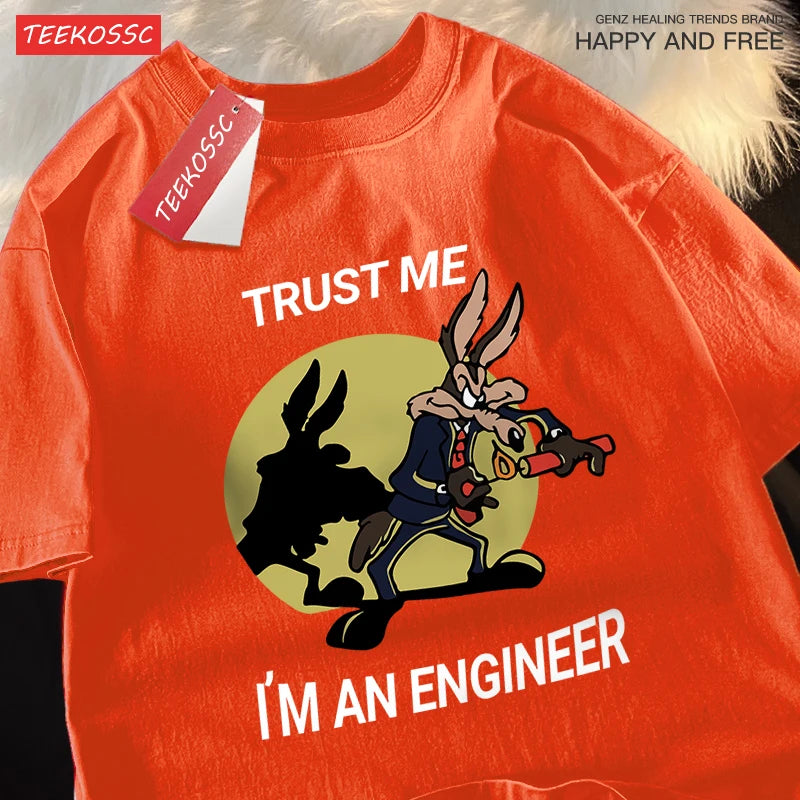 Funny Oversized T-Shirt – Engineer Quote Streetwear