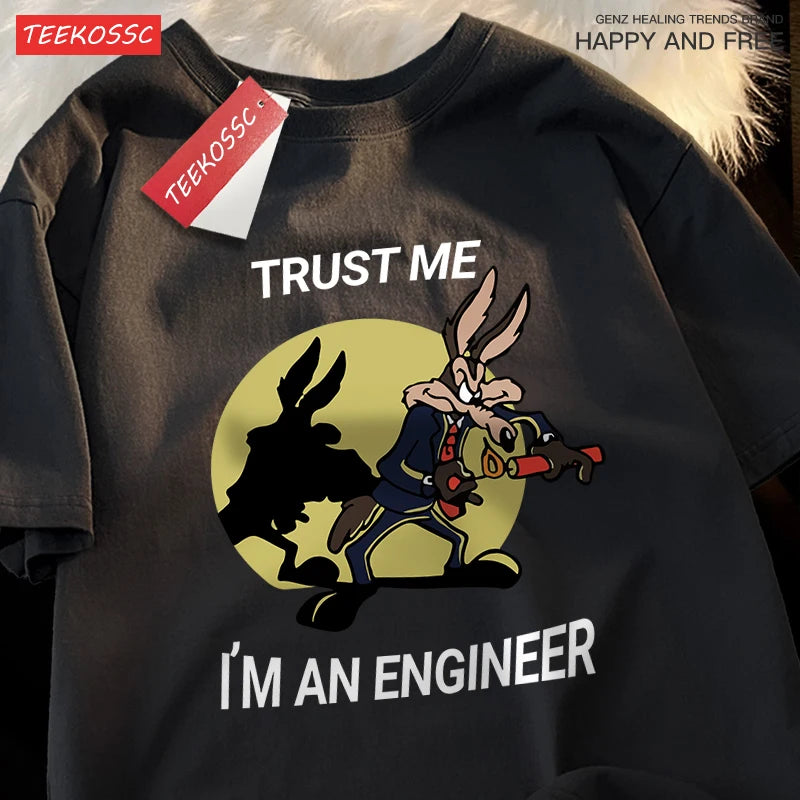 Funny Oversized T-Shirt – Engineer Quote Streetwear