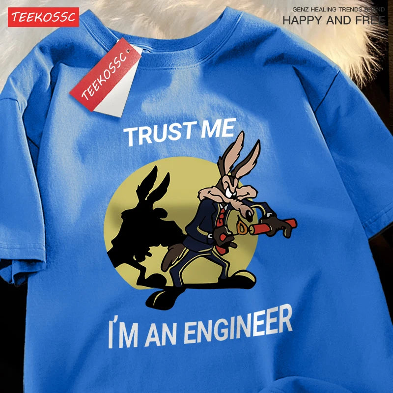 Funny Oversized T-Shirt – Engineer Quote Streetwear