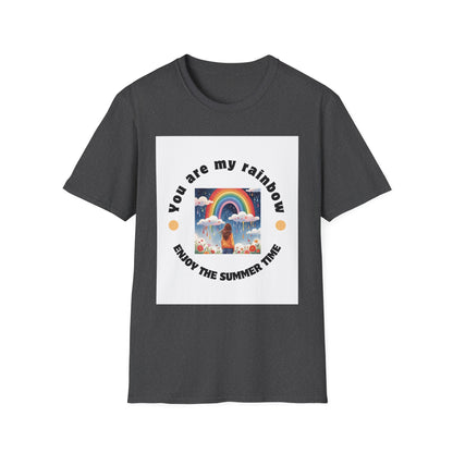 Rainbow Summer Vibes T-Shirt  Rainbow Lover Apparel