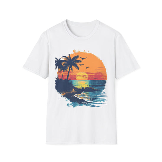 Sunset Beach Vibes T-Shirt -  Beachwear, Gift for Dreamers