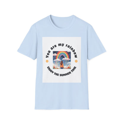 Rainbow Summer Vibes T-Shirt  Rainbow Lover Apparel