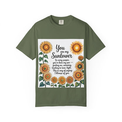 You Are My Sunflower Unisex T-Shirt, Floral Graphic Tee
