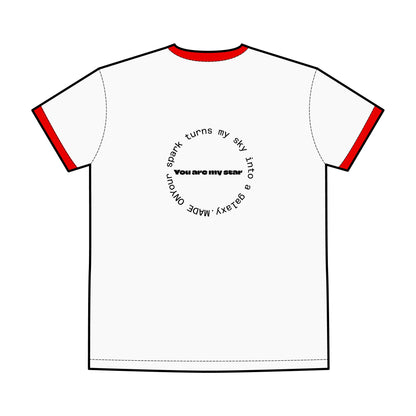 Men's Graphic Ringer Tee, Everyday Wear T-Shirt