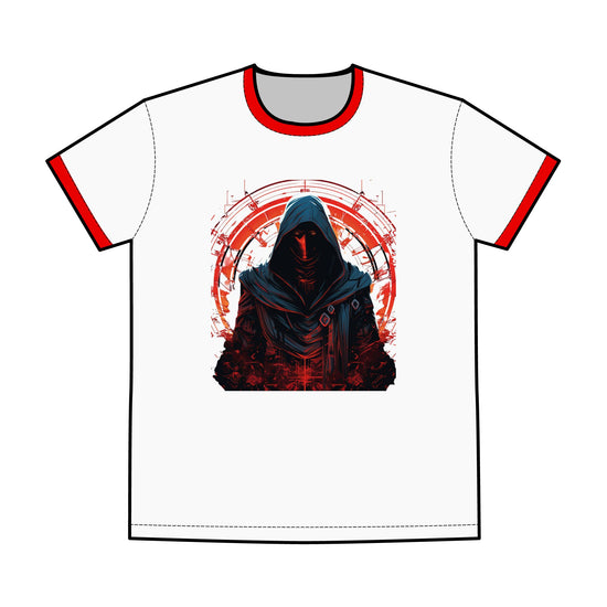 Men's Graphic Ringer Tee, Everyday Wear T-Shirt
