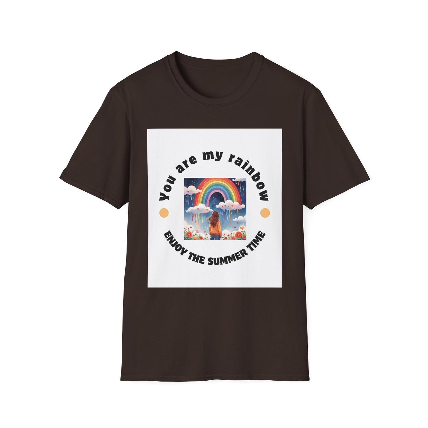 Rainbow Summer Vibes T-Shirt  Rainbow Lover Apparel
