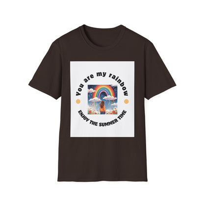Rainbow Summer Vibes T-Shirt  Rainbow Lover Apparel