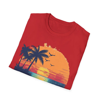 Sunset Beach Vibes T-Shirt -  Beachwear, Gift for Dreamers