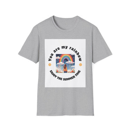 Rainbow Summer Vibes T-Shirt  Rainbow Lover Apparel