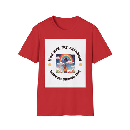 Rainbow Summer Vibes T-Shirt  Rainbow Lover Apparel