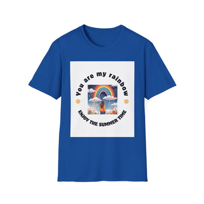 Rainbow Summer Vibes T-Shirt  Rainbow Lover Apparel
