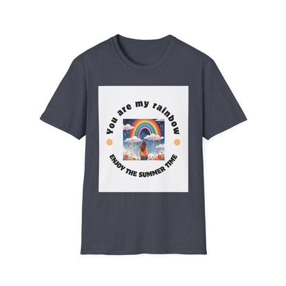 Rainbow Summer Vibes T-Shirt  Rainbow Lover Apparel