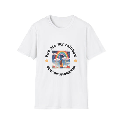 Rainbow Summer Vibes T-Shirt  Rainbow Lover Apparel