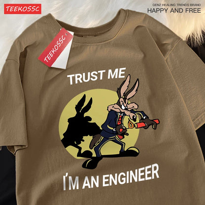 Funny Oversized T-Shirt – Engineer Quote Streetwear