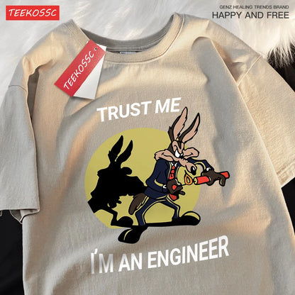 Funny Oversized T-Shirt – Engineer Quote Streetwear