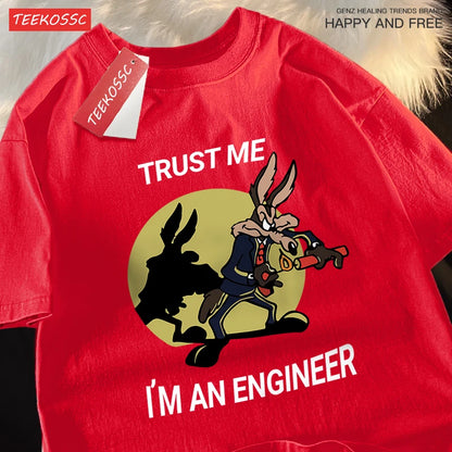 Funny Oversized T-Shirt – Engineer Quote Streetwear