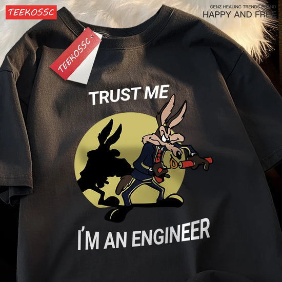 Funny Oversized T-Shirt – Engineer Quote Streetwear
